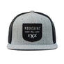 Moonshine Shield Snapback - Grey/Black Mesh - Moonshine Mfg