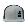 Moonshine Jug Snapback - Heather Grey/Black Mesh - Moonshine Mfg