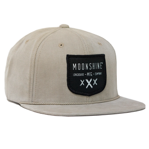 Moonshine Shield Snapback - Tan - Moonshine Mfg