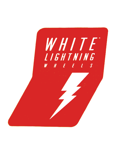 White Lightning Red Sticker - Moonshine Mfg