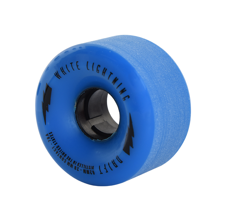 62mm DRIFT Blue Wheel Set (78A, Centerset) - Moonshine Mfg