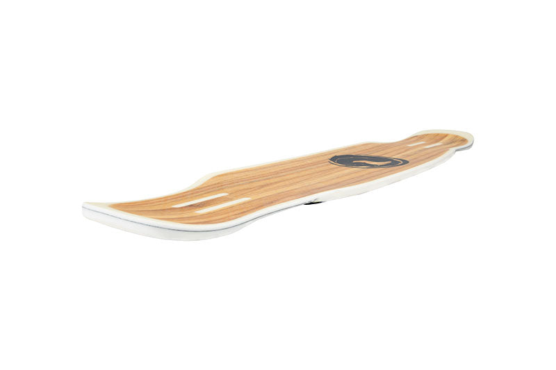 Miniclipse Longboard Skateboard Deck – Medium Flex, Waterproof, 43" Length, For Dancing & Cruising