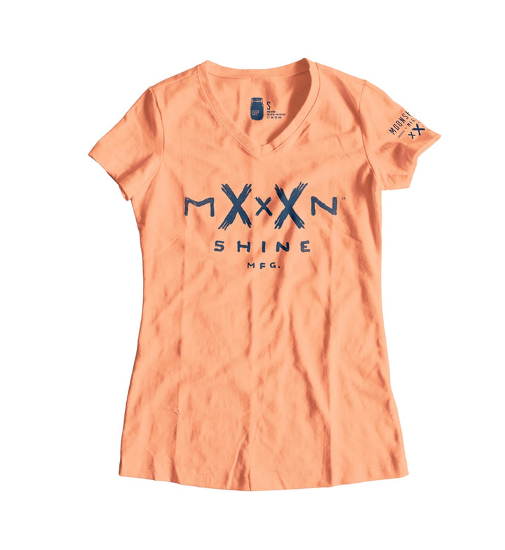 Core Orange Womens Tee - Moonshine Mfg