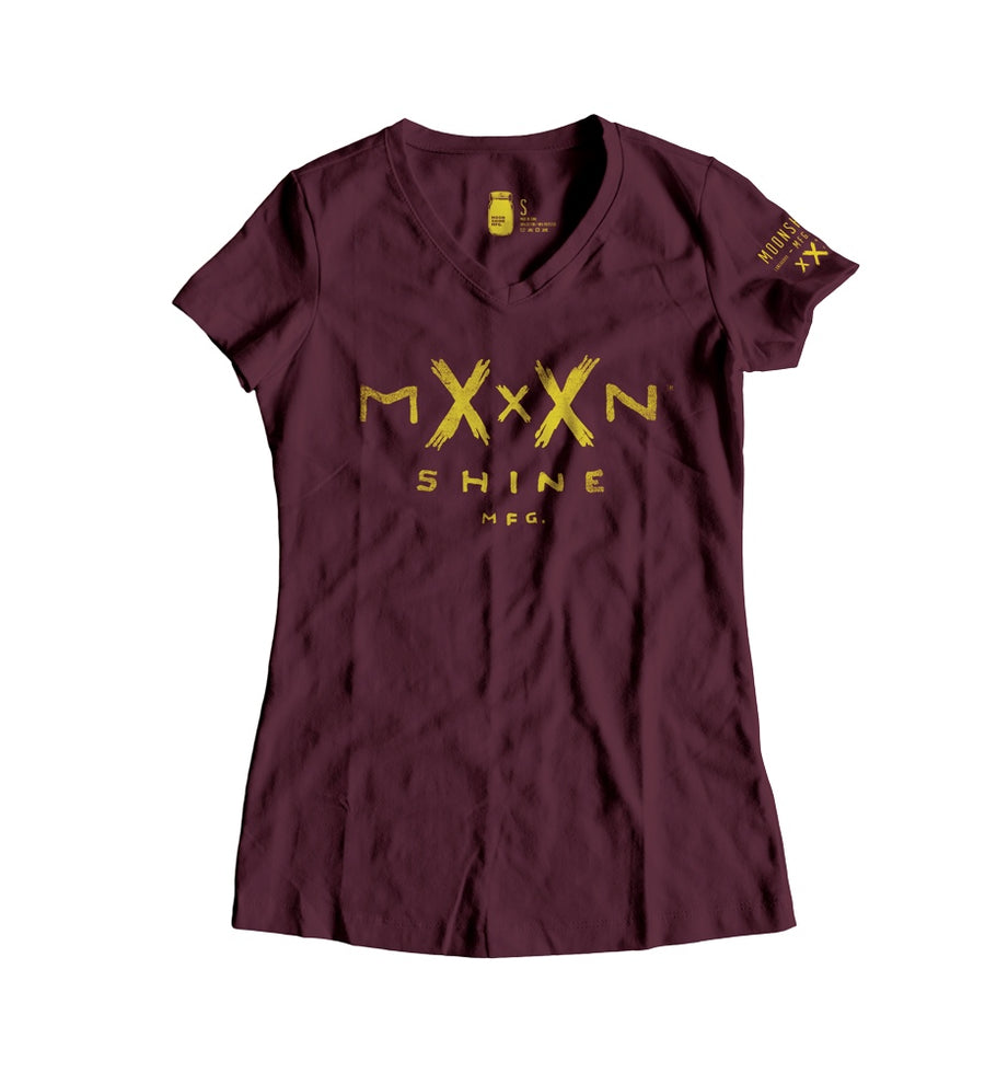 Core Plum Womens Tee - Moonshine Mfg