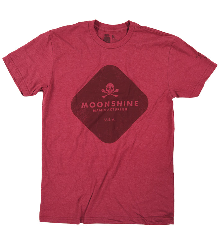 Hazard Red Tee - Moonshine Mfg