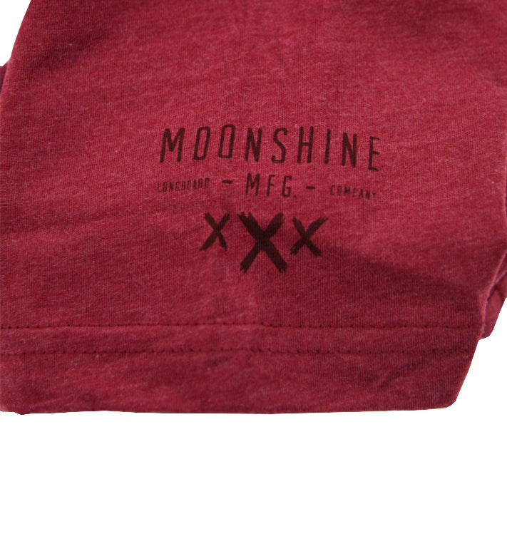 Hazard Red Tee - Moonshine Mfg