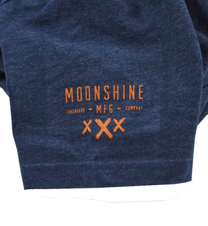 100 Proof Navy Tee - Moonshine Mfg