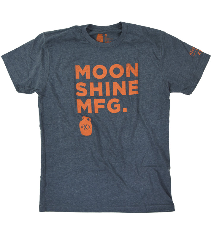 Typestack Charcoal Tee - Moonshine Mfg