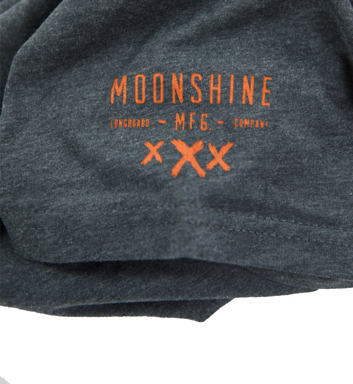 Typestack Charcoal Tee - Moonshine Mfg